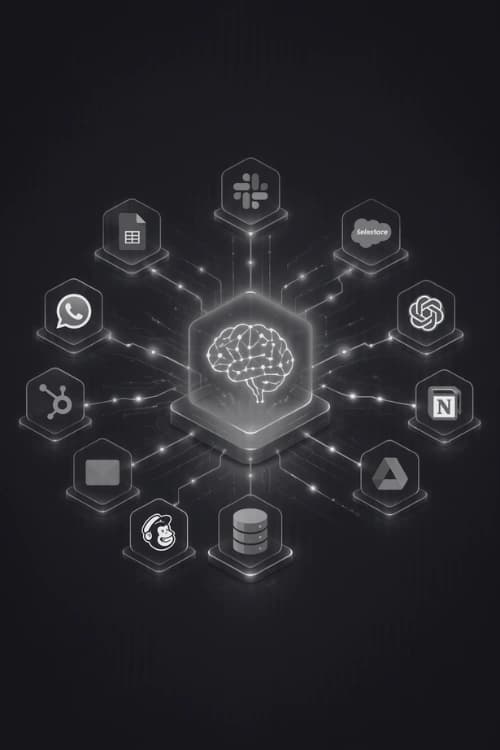 Custom AI agent connected to Microsoft 365 and Power Platform systems