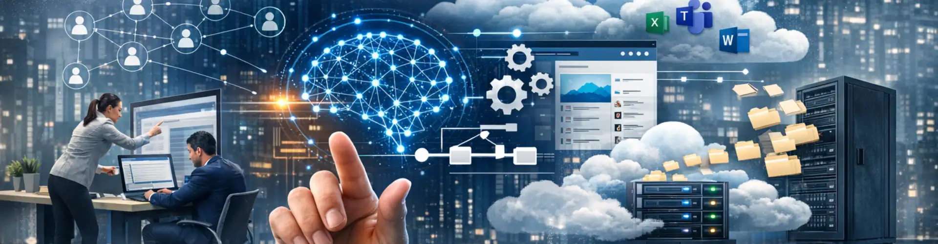 A digital office environment with SharePoint services