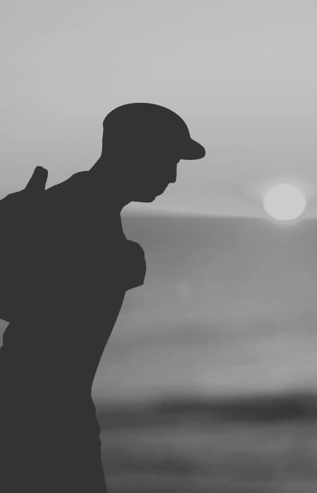 Man hiking