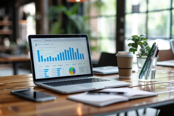 Power BI dashboard showing Melbourne business data